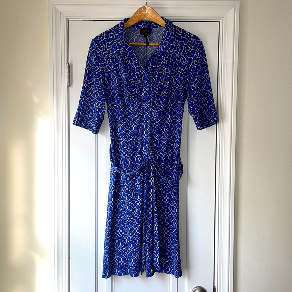 Collared Cocktail Tie Dress